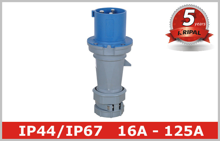 Safety IEC Receptacle Industrial Plugs / 32 Amp Industrial Socket