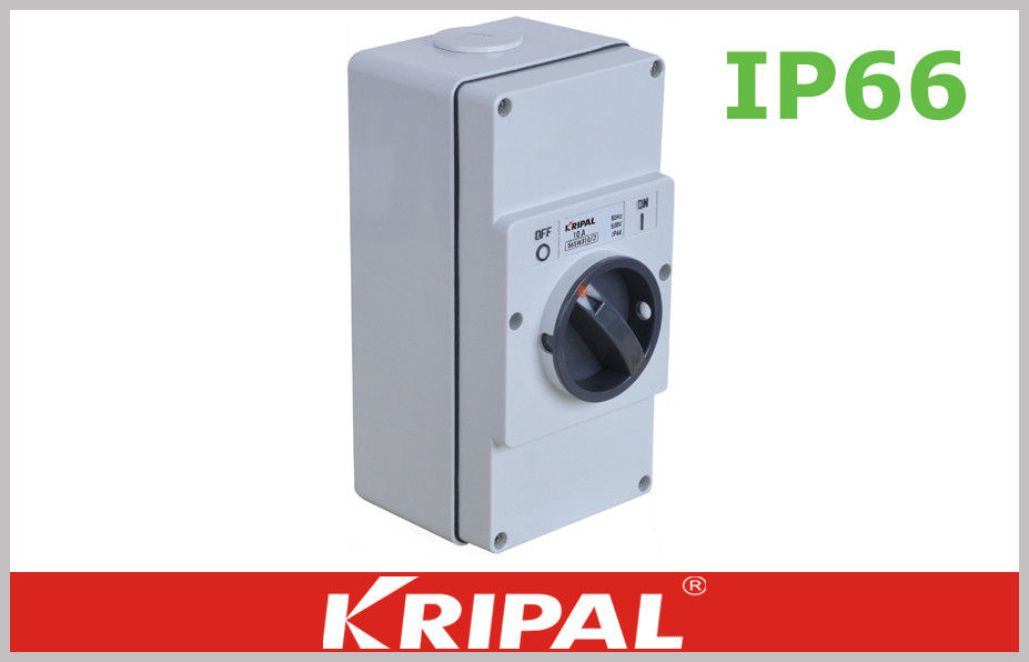 Safety 3 Position Rotary Switch IP66 Weatherproof Outdoor Sockets