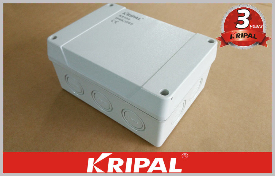 IP55 RATED 100X100X55MM LARGE EXTERNAL OUTSIDE WATERPROOF 5 WAY JUNCTION BOX 