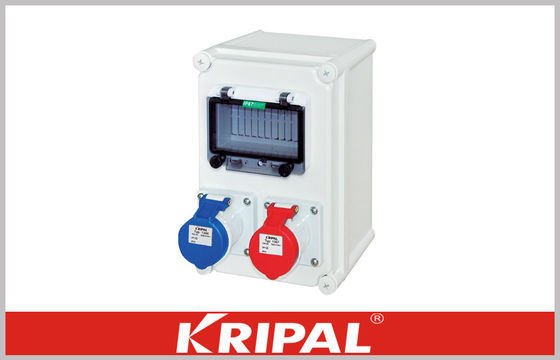 IP44 Temporary Power Distribution Electric Socket Box AC 400V